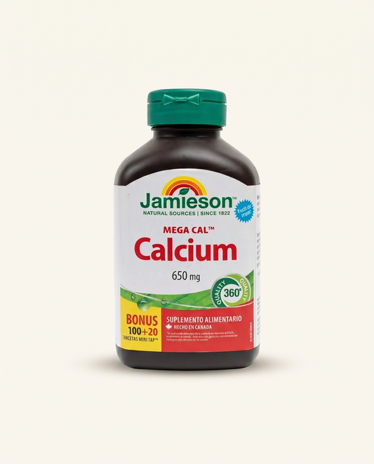 Calcium 650mg (120 Tabletas)