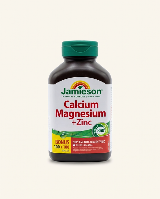 Calcium + Magnesium + Zinc (200 Tabletas)
