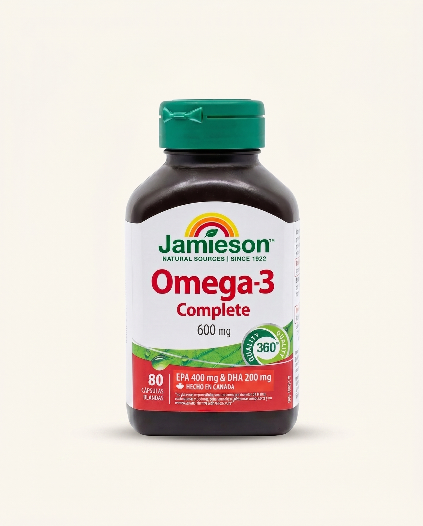 Omega 3 Extra Fuerte 600mg (80 Capsulas Blandas)
